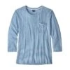 Patagonia Mainstay 3/4 Sleeved Top Women's -Bob's Sports Chalet 90463 DBL DIPPER PORT BLUE m