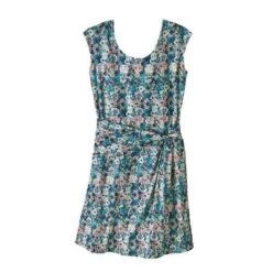 Patagonia Seabrook Twist Dress Women's -Bob's Sports Chalet 90487 FRNI FLORAL NEO NAVY m