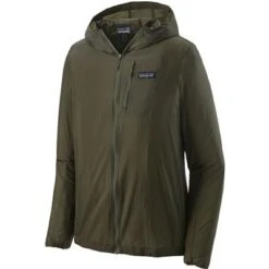 Patagonia Houdini Windbreaker Jacket Men's -Bob's Sports Chalet 90993 BASIN GREEN m