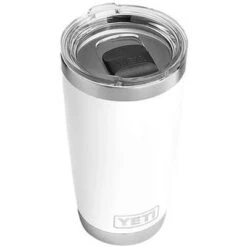 Yeti Rambler 20 Oz Tumbler With Magslider Lid 11 Yeti Rambler 20 Oz Tumbler With Magslider Lid -Bob's Sports Chalet 91009 WHITE m