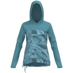 Under Armour Iso-Chill Hoodie Women's -Bob's Sports Chalet 91090 CLOUDLESS SKYDP SEA m