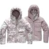 The North Face Reversible Perrito Jacket Girls' -Bob's Sports Chalet 91377 ASHENPRMTNSCPPT m