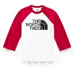 The North Face 3/4 Half Dome Baseball Tee Women's -Bob's Sports Chalet 91409 TNFWHITETNFRED m
