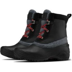 The North Face Shellista III Shorty Winter Boots Women's -Bob's Sports Chalet 91598 TNF BLKZINC GR m