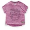 The North Face Long And Short Of It Tee Girls' -Bob's Sports Chalet 91600 WISTERIAPRPLHTR m