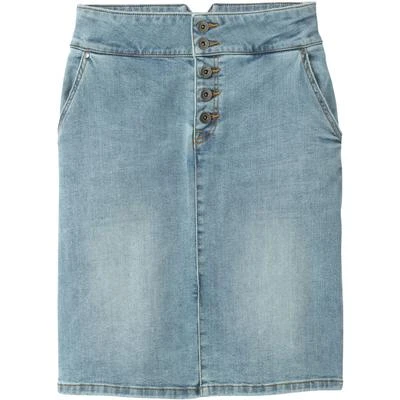 Prana Aubrey Denim Skirt Women's 4 Prana Aubrey Denim Skirt Women's - Image 2