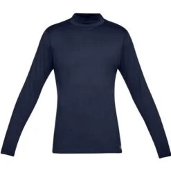Under Armour UA ColdGear Armour Mock Neck Fitted Men's 7 Under Armour UA ColdGear Armour Mock Neck Fitted Men's -Bob's Sports Chalet 91751 MIDNIGHT NAVYSTEEL m