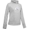 Under Armour Terry Graphic Funnel Neck Sweatshirt Women's -Bob's Sports Chalet 91774 STL LT HTHRONYX WHT m