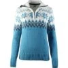 Dale Of Norway Myking Sweater Women's 1 Dale Of Norway Myking Sweater Women's -Bob's Sports Chalet 92756 TURQUOISEWHITE m