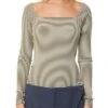 Oneill Jacinda Long Sleeve Knit Top Women's -Bob's Sports Chalet 92991 DARK FERN m