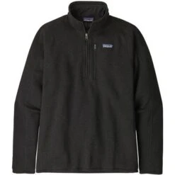 Patagonia Better Sweater 1/4-Zip Fleece Men's -Bob's Sports Chalet 93056 BLACK m