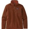 Patagonia Better Sweater 1/4 Zip Fleece Top Boys' -Bob's Sports Chalet 93103 BARN RED m