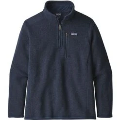 Patagonia Better Sweater 1/4 Zip Fleece Top Boys' 7 Patagonia Better Sweater 1/4 Zip Fleece Top Boys' -Bob's Sports Chalet 93103 NEW NAVY m