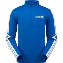 Spyder Paramount Zip T-Neck Men's 8 Spyder Paramount Zip T-Neck Men's -Bob's Sports Chalet 93193 OLD GLORY m