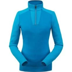Spyder Drive Zip T-Neck Women's -Bob's Sports Chalet 93224 LAGOON m