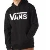 Vans Classic Pull Over Hoodie Men's -Bob's Sports Chalet 93348 BLACKWHITE m