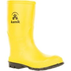 Kamik Boots Stomp Rain Boots Big Kids' -Bob's Sports Chalet 94155 YELLOW m