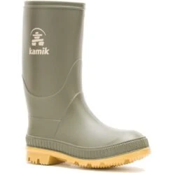 Kamik Stomp Rain Boots Little Kids' 7 Kamik Stomp Rain Boots Little Kids' -Bob's Sports Chalet 94156 OLIVE m