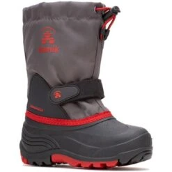 Kamik Boots Little Kids Waterbug 5 Snow Boots Kids' -Bob's Sports Chalet 94161 CHARCOALRED m