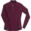 Hot Chillys Micro Elite XT Pocket Zip-T Baselayer Top Women's 2 Hot Chillys Micro Elite XT Pocket Zip-T Baselayer Top Women's -Bob's Sports Chalet 94470 RICH GRAPEMINT m