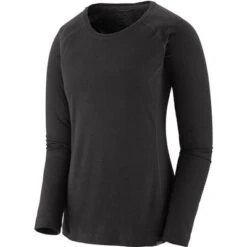 Patagonia Cap Midweight Crew Base Layer Top Women's 7 Patagonia Cap Midweight Crew Base Layer Top Women's -Bob's Sports Chalet 95005 BLACK m