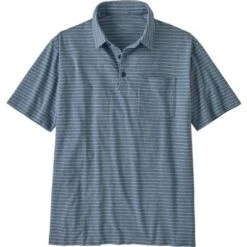 Patagonia Organic Cotton Lightweight Polo Men's 12 Patagonia Organic Cotton Lightweight Polo Men's -Bob's Sports Chalet 95008 WAVY DOBBYPIGEON BL m
