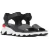 Sorel Kinetic Sandals Women's -Bob's Sports Chalet 95022 BLACK m