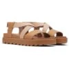 Sorel Roaming Criss Cross Sandals Women's 2 Sorel Roaming Criss Cross Sandals Women's -Bob's Sports Chalet 95026 CAMEL BROWN m