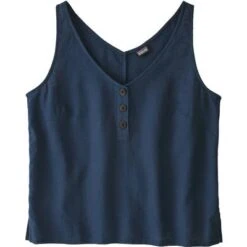 Patagonia Organic Cotton Gauze Tank Women's -Bob's Sports Chalet 95172 STONE BLUE m