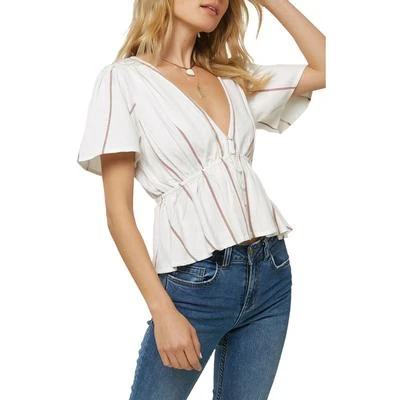 Oneill Wes V-Neck Blouse Women's 3 Oneill Wes V-Neck Blouse Women's