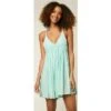 Oneill Saltwater Solids Tank Dress Cover-Up Women's 2 Oneill Saltwater Solids Tank Dress Cover-Up Women's -Bob's Sports Chalet 95320 SEA GLASS m