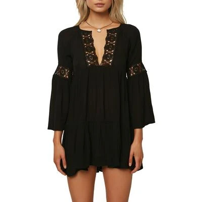 Oneill Saltwater Solids Bell Sleeve Dress Women's 3 Oneill Saltwater Solids Bell Sleeve Dress Women's