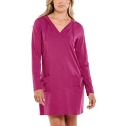 Coolibar Catalina Beach Cover-Up Dress UPF 50Plus Women's -Bob's Sports Chalet 95427 WARM ANGELICA m