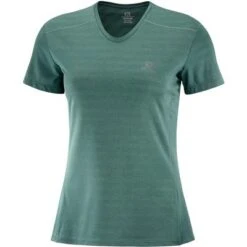 Salomon XA Tee Women's -Bob's Sports Chalet 95452 BALSAM GREEN HEATHER m