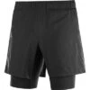 Salomon Agile Twinskin Shorts Men's -Bob's Sports Chalet 95462 BLACK m