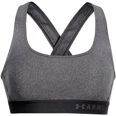 Under Armour Armour Mid Crossback Heather Bra Women's 4 Under Armour Armour Mid Crossback Heather Bra Women's - Image 2