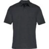 Under Armour Charged Cotton Scramble Polo Shirt Men's -Bob's Sports Chalet 95558 BLKBLK MED HTHRBLK m