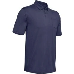 Under Armour Charged Cotton Scramble Polo Shirt Men's -Bob's Sports Chalet 95558 BLUE INKBLUE INK m
