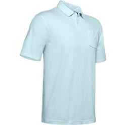 Under Armour Charged Cotton Scramble Polo Shirt Men's -Bob's Sports Chalet 95558 RIFT BLUERIFT BLUE m