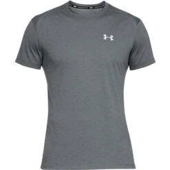 Under Armour Streaker 2.0 Short Sleeve Crew T-Shirt Men's -Bob's Sports Chalet 95560 PITCH GRP GRRFLCTV m