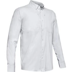 Under Armour Tide Chaser 2.0 Long Sleeve Button Down Shirt Men's -Bob's Sports Chalet 95595 HALO GRAYMOD GRAY m