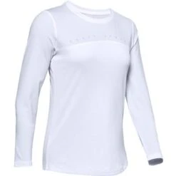 Under Armour Iso-Chill Shore Break Long Sleeve Crew T-Shirt Women's -Bob's Sports Chalet 95599 WHITEHALO GRAY m