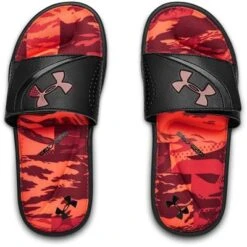 Under Armour Ignite VI Striker Patchwork Slides Boys' -Bob's Sports Chalet 95661 BLKVERSA RDCORDOVA m