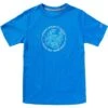 Speedo Short Sleeve Graphic Swim Shirt (Crab/Jelly Fish) Boys' -Bob's Sports Chalet 95682 BLUE LEMONADE m