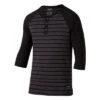 Oakley Saddle Henley Knit Top Mens -Bob's Sports Chalet 9570 JETBLACKHEATHER m