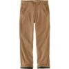 Carhartt Rugged Flex Relaxed Fit Canvas Flannel-Lined Utility Work Pants Men's 1 Carhartt Rugged Flex Relaxed Fit Canvas Flannel-Lined Utility Work Pants Men's -Bob's Sports Chalet 96083 DARK KHAKI m