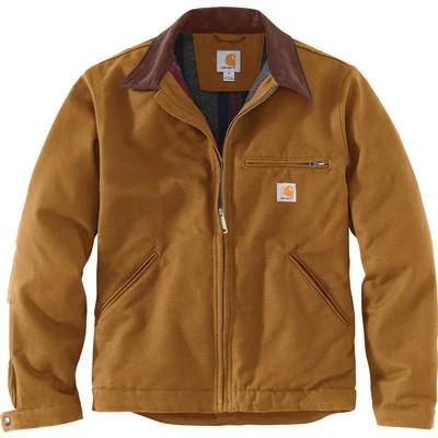 Carhartt Relaxed Fit Duck Blanket-Lined Detroit Jacket Men's 4 Carhartt Relaxed Fit Duck Blanket-Lined Detroit Jacket Men's - Image 2