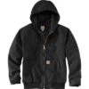 Carhartt Loose Fit Washed Duck Insulated Active Jacket Men's -Bob's Sports Chalet 96086 BLACK m