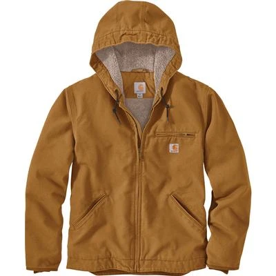 Carhartt Relaxed Fit Washed Duck Sherpa-Lined Jacket Men's 3 Carhartt Relaxed Fit Washed Duck Sherpa-Lined Jacket Men's