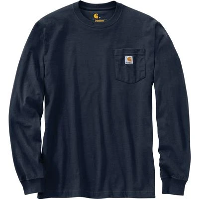 Carhartt Relaxed Fit Heavyweight Long-Sleeve Hardhat Graphic T-Shirt Men's 4 Carhartt Relaxed Fit Heavyweight Long-Sleeve Hardhat Graphic T-Shirt Men's - Image 2